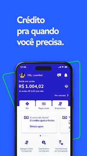 Скриншот 2 — Agibank: Conta, Crédito
