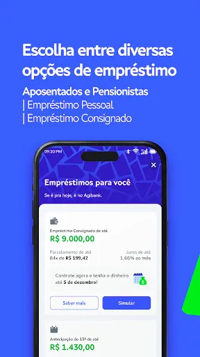 Скриншот 3 — Agibank: Conta, Crédito