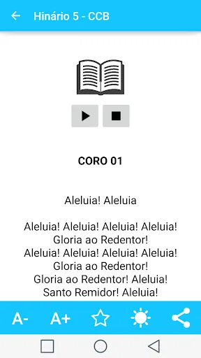 Скриншот 5 — Hinário 5 - CCB