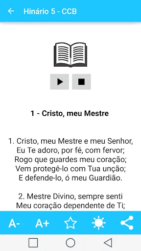 Скриншот 6 — Hinário 5 - CCB