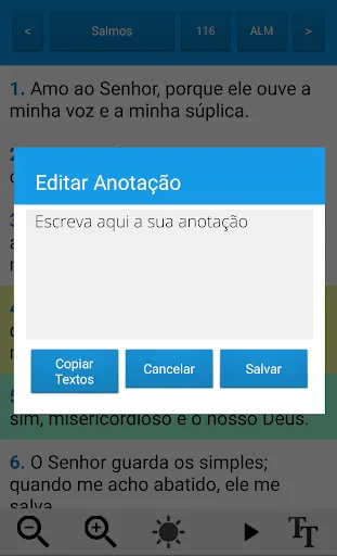 Скриншот 5 — Bíblia Sagrada Estudos