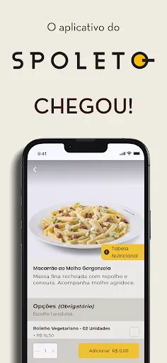 Скриншот 1 — Spoleto - Restaurante Italiano