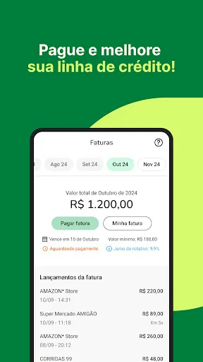 Скриншот 4 — PayJoy - cartão de crédito