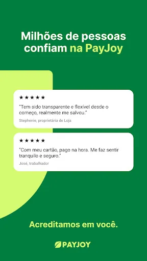 Скриншот 5 — PayJoy - cartão de crédito