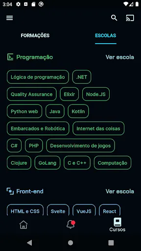 Скриншот 5 — Alura Cursos Online
