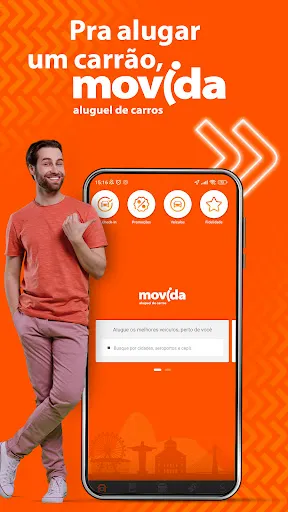 Скриншот 1 — Movida: Aluguel de Carros