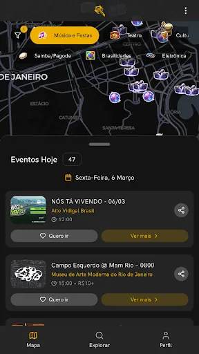 Скриншот 1 — Momo - Eventos e Conexões