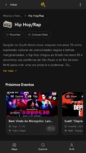 Скриншот 5 — Momo - Eventos e Conexões