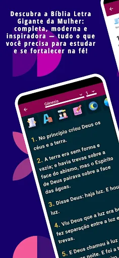 Скриншот 3 — Bíblia Letra Gigante da Mulher