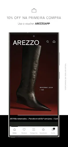 Скриншот 2 — Arezzo: Sapatos, Bolsas & Moda