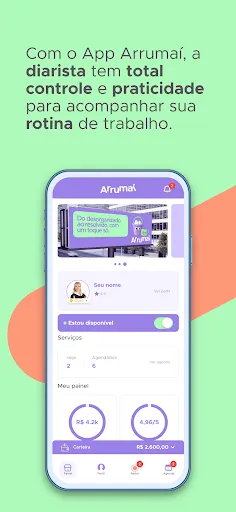 Скриншот 3 — Arrumaí Diarista