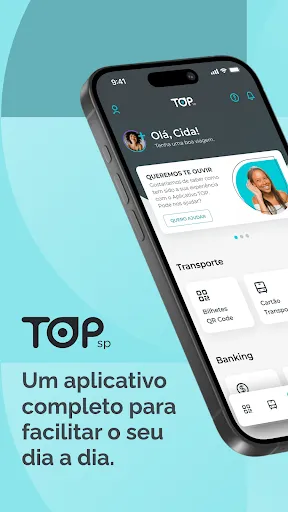Скриншот 1 — TOP - Aplicativo de mobilidade