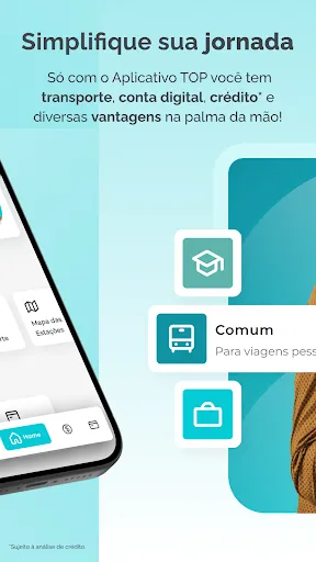 Скриншот 2 — TOP - Aplicativo de mobilidade