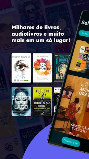 Скриншот 1 — Aya Books: audiolivros, livros