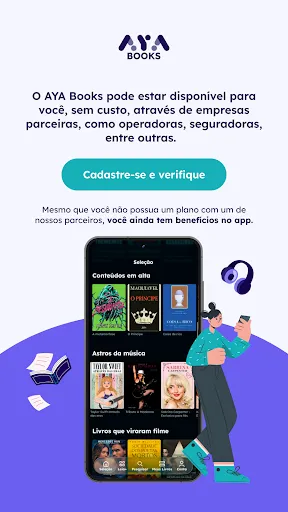 Скриншот 8 — Aya Books: audiolivros, livros