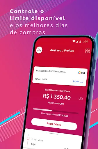 Скриншот 3 — Bradesco Cartões