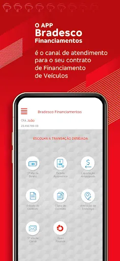 Скриншот 1 — Bradesco Financiamentos