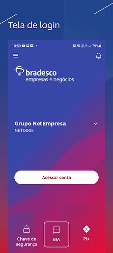 Скриншот 1 — Bradesco Net Empresa