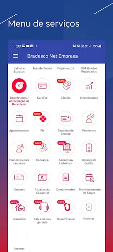 Скриншот 5 — Bradesco Net Empresa
