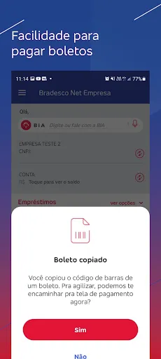 Скриншот 7 — Bradesco Net Empresa