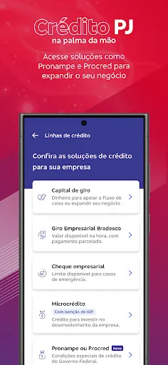 Скриншот 3 — Bradesco Empresas: Conta PJ