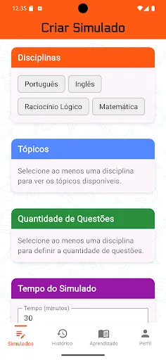 Скриншот 1 — SimugeneX: Provas e Concursos