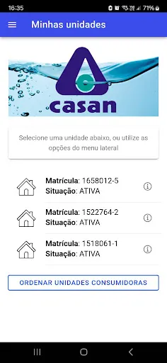 Скриншот 1 — CASAN