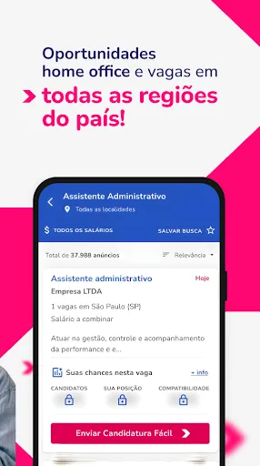 Скриншот 2 — Vagas de Emprego: Catho