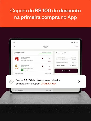 Скриншот 8 — Cayena - Compras de insumos