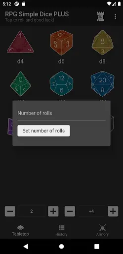 Скриншот 3 — RPG Simple Dice PLUS