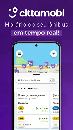 Скриншот 2 — Cittamobi: Ônibus e Trilhos