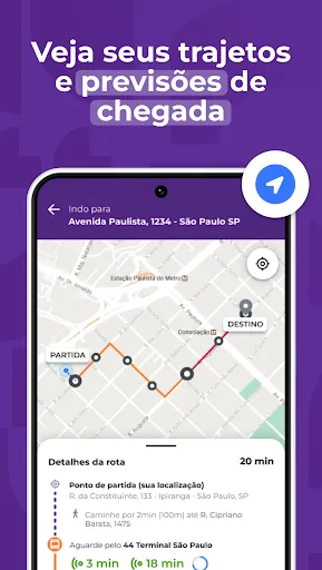 Скриншот 3 — Cittamobi: Ônibus e Trilhos