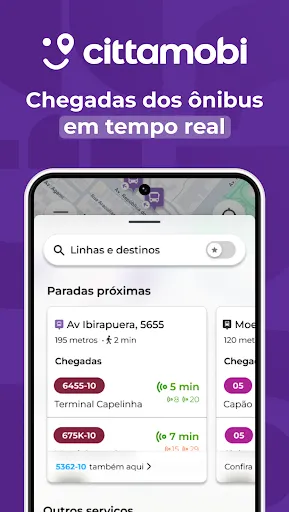 Скриншот 4 — Cittamobi: Ônibus e Trilhos
