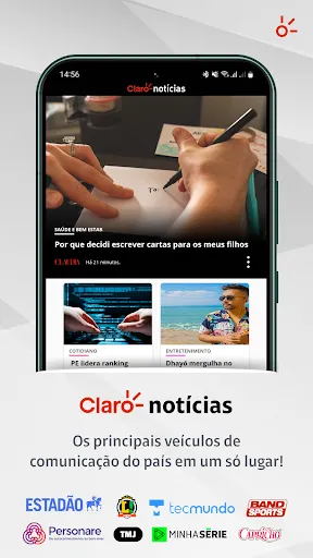 Скриншот 1 — Claro Notícias