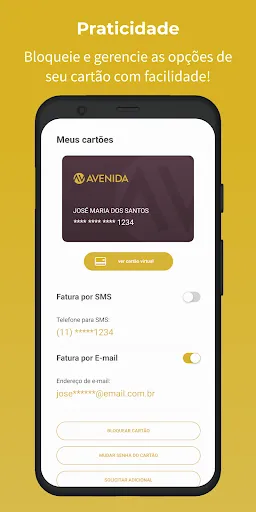 Скриншот 2 — Cartão Lojas Avenida