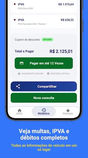 Скриншот 2 — Consulta veículos Placa Multas