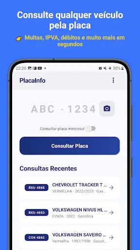 Скриншот 6 — Consulta veículos Placa Multas
