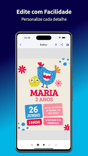 Скриншот 2 — Convite de Aniversário