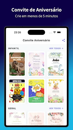 Скриншот 6 — Convite de Aniversário