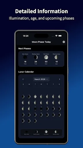 Скриншот 4 — Moon Phase Today