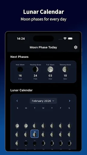 Скриншот 7 — Moon Phase Today