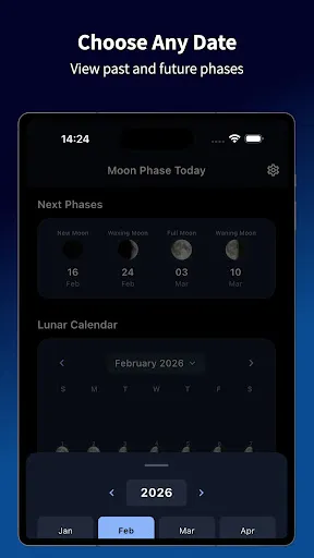 Скриншот 8 — Moon Phase Today