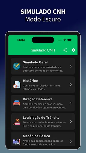 Скриншот 7 — Simulado CNH: Prova 2026