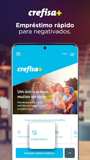 Скриншот 1 — Crefisa +: Empréstimos online
