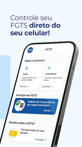 Скриншот 1 — FGTS | Saque e Calendário 2026