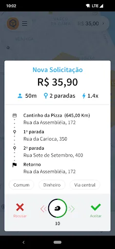 Скриншот 3 — Del Match Delivery Entregador