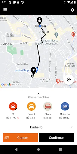 Скриншот 1 — LIGA COOP - Passageiro