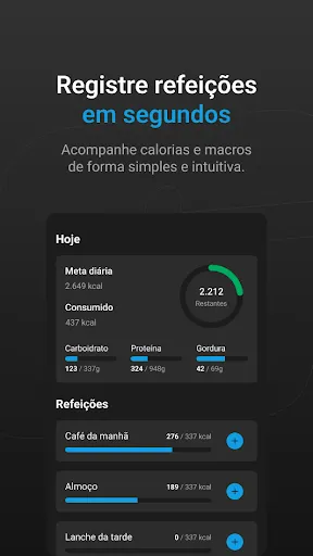 Скриншот 2 — Growth - Dieta e Treino