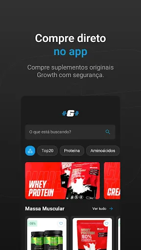 Скриншот 5 — Growth - Dieta e Treino