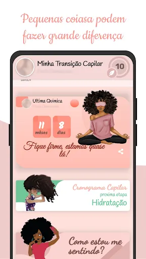 Скриншот 3 — Minha Transição Capilar